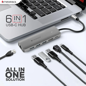 MIICAM(USB-C MULTI-PORT HUB 6 IN 1)