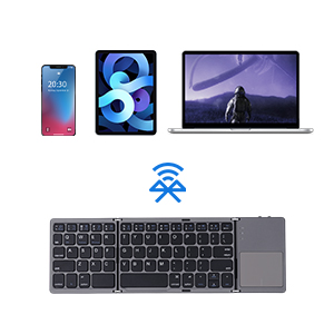 PORTABLE BLUETOOTH KEYBAORD AND TOUCHPAD BO33